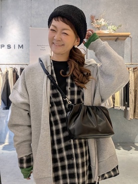 310lepsim75さん（レディース・163cm）の冬コーディネート