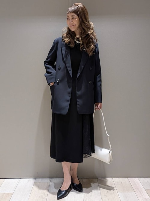 完売品 LEPSIM Wクロスストレッチダブルジャケット セレモニー ネイビー 入卒式／セレモニー】Wクロスストレッチダブルジャケット