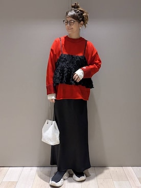 「アイテム（スカート）」を使った、310lepsim75さん（レディース・163cm・40代）の冬コーディネート