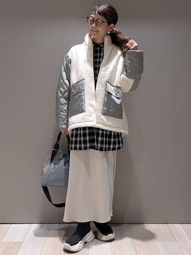 310lepsim75さん（レディース・163cm）の冬コーディネート