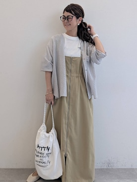「アイテム（トップス）」を使った、310lepsim75さん（レディース・163cm・40代）の夏コーディネート