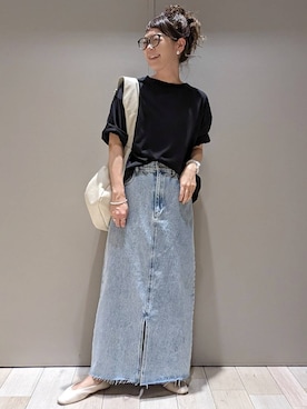 「アイテム（スカート）」を使った、310lepsim75さん（レディース・163cm・40代）の春コーディネート