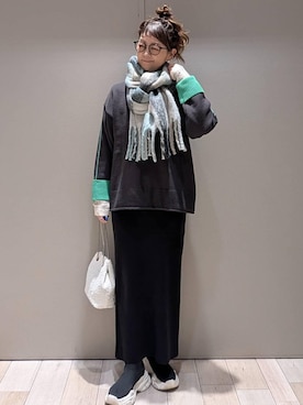 「アイテム（スカート）」を使った、310lepsim75さん（レディース・163cm・40代）の冬コーディネート