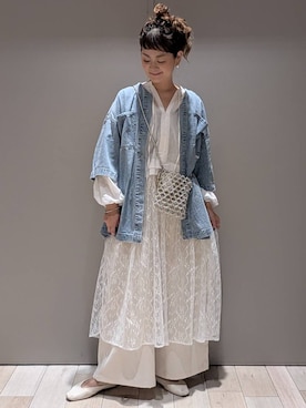 「アイテム（マタニティウェア/グッズ）」を使った、310lepsim75さん（レディース・163cm・40代）の夏コーディネート