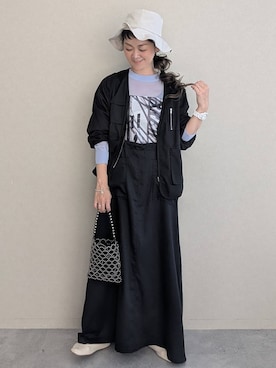 「アイテム（トップス）」を使った、310lepsim75さん（レディース・163cm・40代）の夏コーディネート