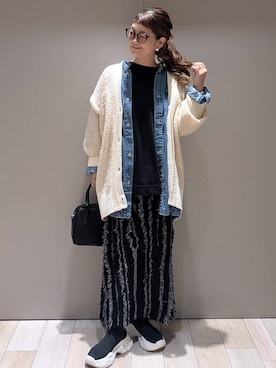「アイテム（トップス）」を使った、310lepsim75さん（レディース・163cm・40代）の秋コーディネート