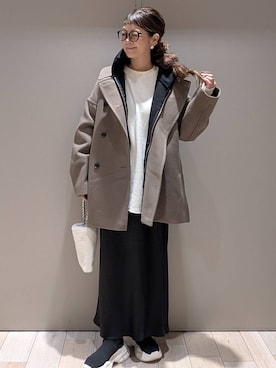 「アイテム（パーカー）」を使った、310lepsim75さん（レディース・163cm・40代）の秋コーディネート