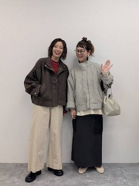 「アイテム（ブルゾン）」を使った、310lepsim75さん（レディース・163cm・40代）の夏コーディネート