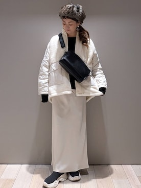 「アイテム（スカート）」を使った、310lepsim75さん（レディース・163cm・40代）の冬コーディネート