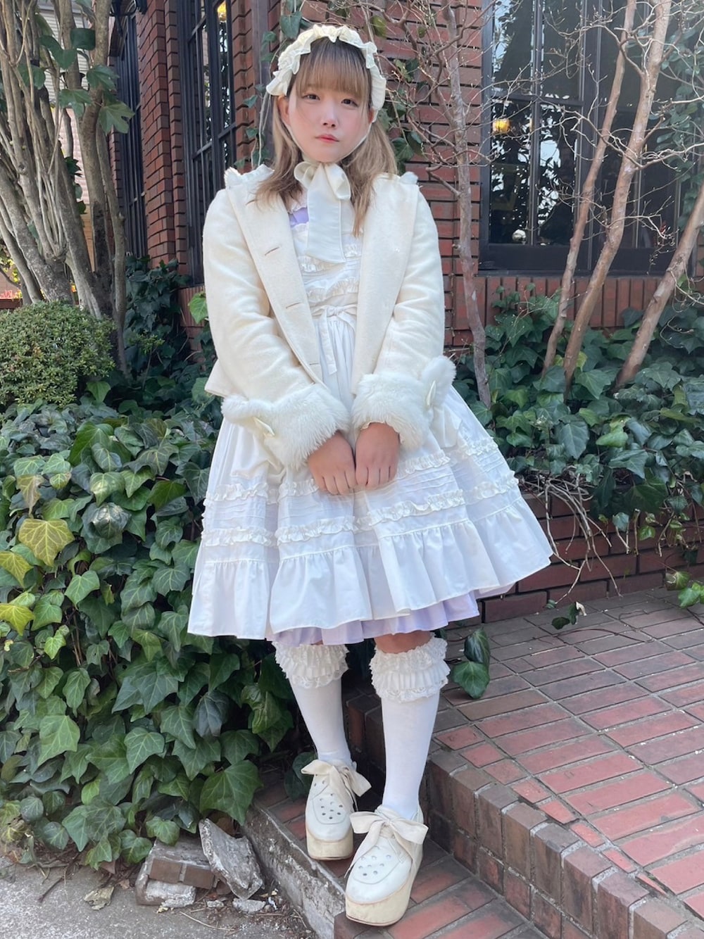 たまり｜モモコハウスのエプロンを使ったコーディネート - WEAR