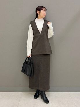 ヤノアミさん（レディース・163cm）の冬コーディネート