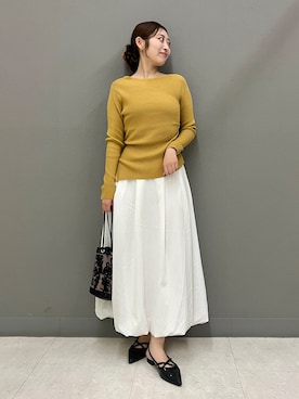 「アイテム（その他シューズ）」を使った、ヤノアミさん（レディース・163cm）の秋コーディネート