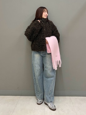 「アイテム（ブルゾン）」を使った、ヤノアミさん（レディース・163cm）の秋コーディネート