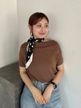 「SMELLY（スメリー）のアイテム（財布/小物）」を使った、ヤノアミさん（レディース・163cm）の夏コーディネート
