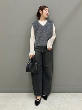 「アイテム（その他シューズ）」を使った、ヤノアミさん（レディース・163cm）の秋コーディネート