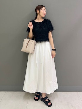 「帰省コーデ」｜ヤノアミさん（レディース・163cm）の夏コーディネート