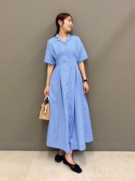 「帰省コーデ」｜「アイテム（その他シューズ）」を使った、ヤノアミさん（レディース・163cm）の夏コーディネート