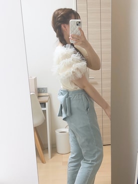 「しまむら（シマムラ）のアイテム」を使った、kochiさん（骨格ウェーブ・レディース・152cm）の夏コーディネート