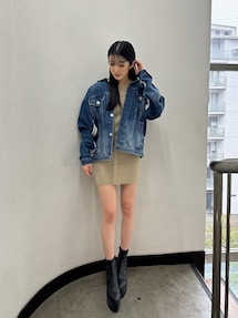 UNDER SLEEVE ラインデニムGジャン GYDA（ジェイダ）の「UNDER SLEEVEラインデニムGジャン（デニム