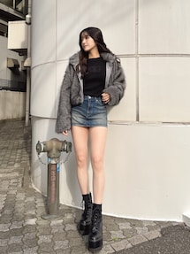 GYDA WEDGE SOLE ワークブーツ ジェイダ GYDA WEDGE SOLEワークブーツ （BLK） -ファッション