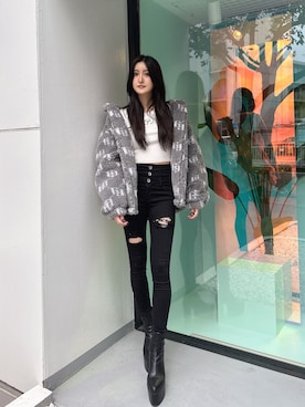 「GYDA（ジェイダ）のアイテム」を使った、maiさん（レディース・167cm）の秋コーディネート