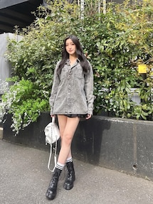 GYDA ジェイダ　ケミカルデニムLOOSEシャツ ケミカルデニムLOOSEシャツ[品番：MKSW0062763]｜GYDA（ジェイダ