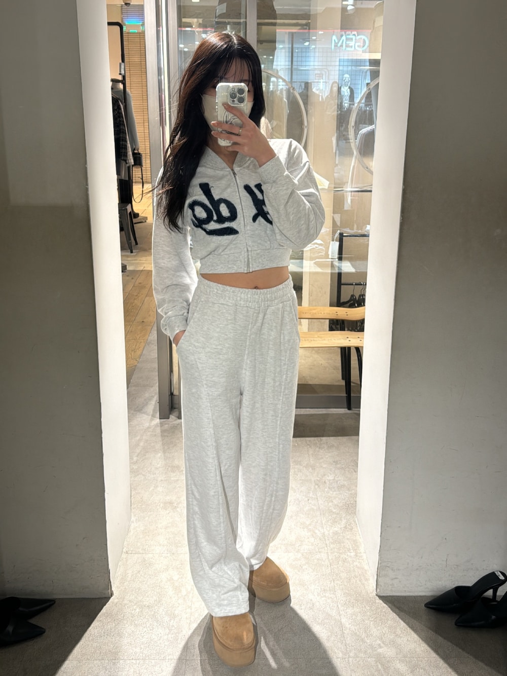 Deuxieme Classe WIDE SWEAT パンツコーデ Deuxieme Classe（ドゥーズィエムクラス）の「Sweat パンツ
