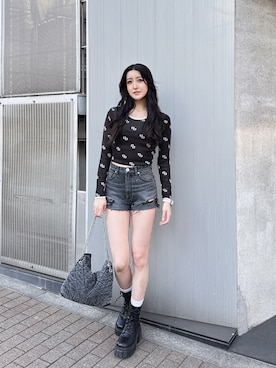 「GYDA（ジェイダ）のアイテム」を使った、maiさん（レディース・167cm）の冬コーディネート