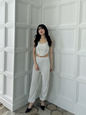 「ワッフル」｜「アイテム（パンプス）」を使った、maiさん（レディース・167cm）の夏コーディネート