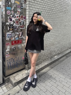 「アイテム（レッグウェア）」を使った、maiさん（レディース・167cm）の夏コーディネート