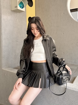 「GYDA（ジェイダ）のアイテム」を使った、maiさん（レディース・167cm）の冬コーディネート