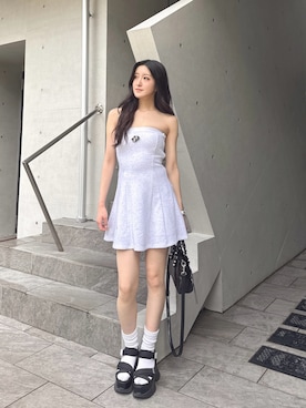 「GYDA（ジェイダ）のアイテム」を使った、maiさん（レディース・167cm）の夏コーディネート