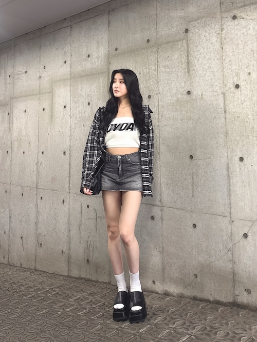 GYDA ニットベアトップス