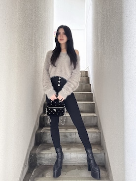 「骨格ナチュラル」｜maiさん（レディース・167cm）の秋コーディネート