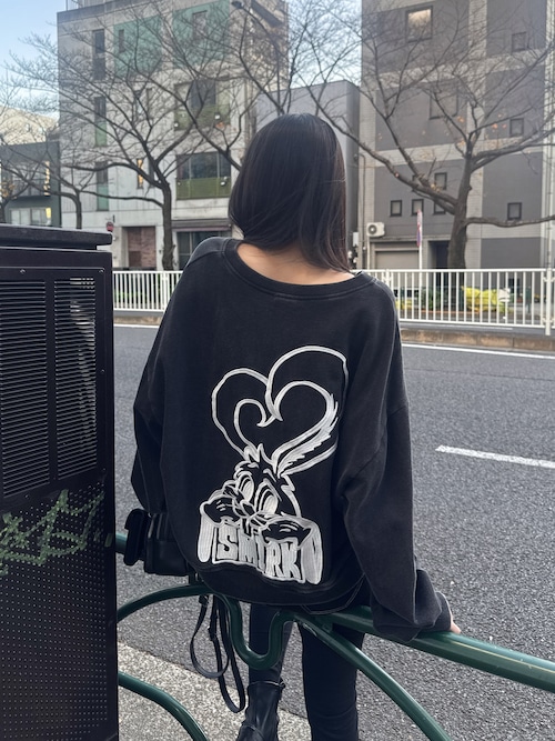 VネックSMIRK BUNNYスウェットトップス