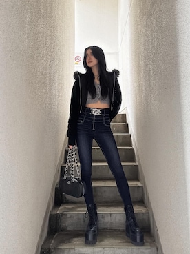 「骨格ナチュラル」｜maiさん（レディース・167cm）の秋コーディネート