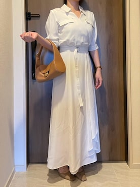 「CAFUNE（カフネ）のアイテム」を使った、chioriさん（レディース・156cm）の秋コーディネート