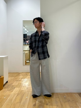 にしはらさん（メンズ・169cm）の春コーディネート