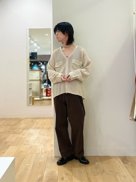 「アイテム（その他シューズ）」を使った、にしはらさん（メンズ・169cm・20代）の夏コーディネート