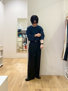 「アイテム（その他シューズ）」を使った、にしはらさん（メンズ・169cm）の秋コーディネート
