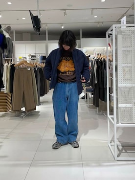 にしはらさん（メンズ・169cm）の冬コーディネート