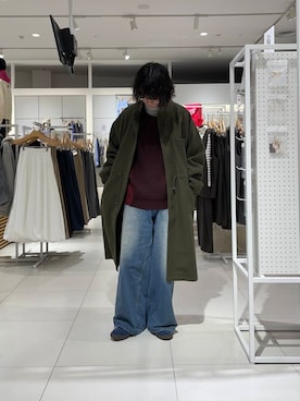 にしはらさん（メンズ・169cm）の冬コーディネート