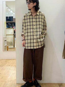 「アイテム（その他シューズ）」を使った、にしはらさん（メンズ・169cm）の夏コーディネート