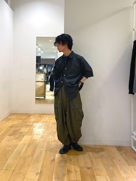 にしはらさん（メンズ・169cm）の春コーディネート