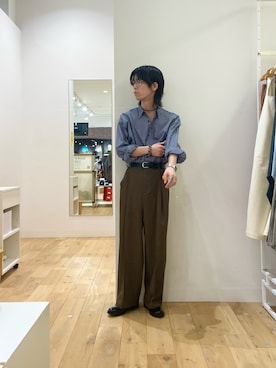 にしはらさん（メンズ・169cm）の秋コーディネート