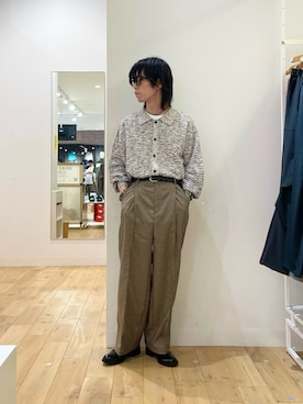 「アイテム（その他シューズ）」を使った、にしはらさん（メンズ・169cm・20代）の秋コーディネート