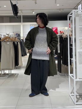 にしはらさん（メンズ・169cm）の冬コーディネート