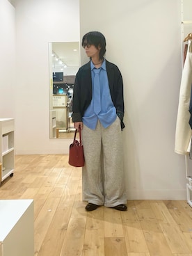 「アイテム（その他シューズ）」を使った、にしはらさん（メンズ・169cm・20代）の秋コーディネート