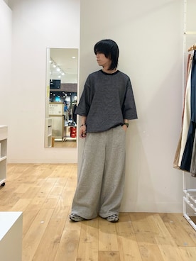 「SENSE OF PLACE by URBAN RESEARCH（センスオブプレイスバイアーバンリサーチ）の『ユニセックス』エクストラルーズアソートTシャツ（Tシャツ/カットソー）」を使った、にしはらさん（メンズ・169cm）の秋コーディネート