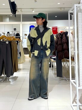 にしはらさん（メンズ・169cm）の冬コーディネート